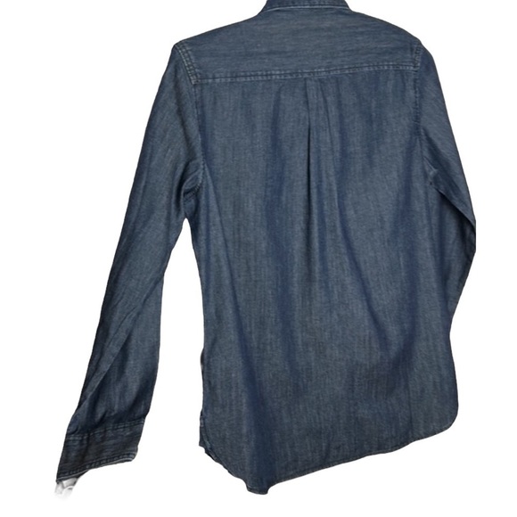 Blue Jean shirt , women button down shirt,LEE Riders, NWT!western,cotton XL - Picture 6 of 15